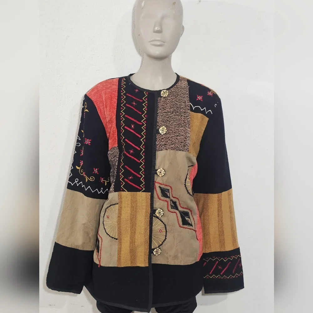 Colorful Patchwork Jacket - Picture 5 of 10